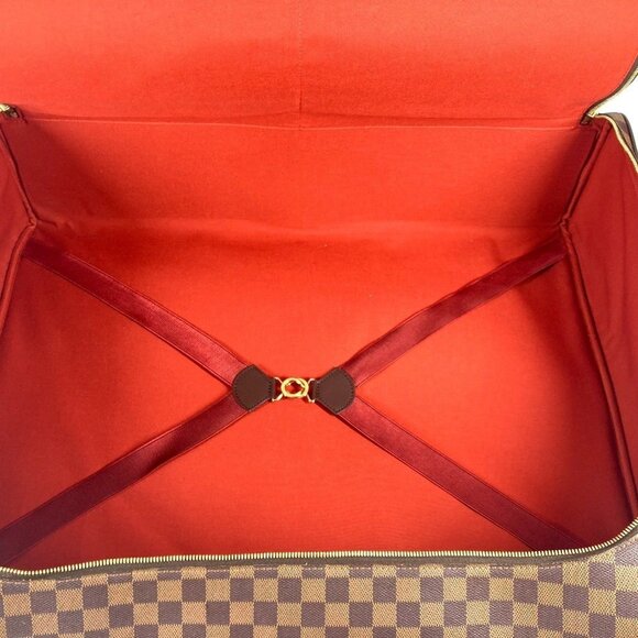 LOUIS VUITTON Authentic Brown Damier Canvas Boston Bag - Picture 15 of 16